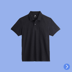 小米短袖POLO（素黑）