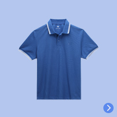 小米短袖POLO（灰蓝）